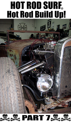  various parts and months of building our modified Model A hot rod 